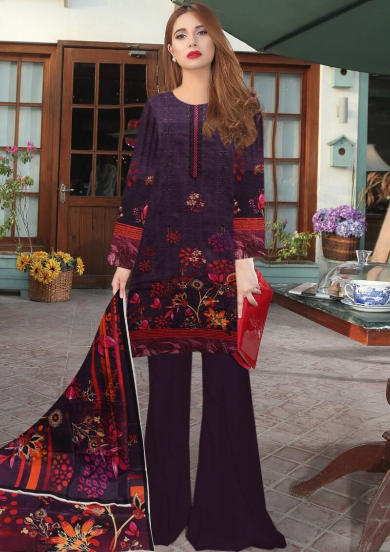 Viscose Bana Dora With Same Trouser 3 piece