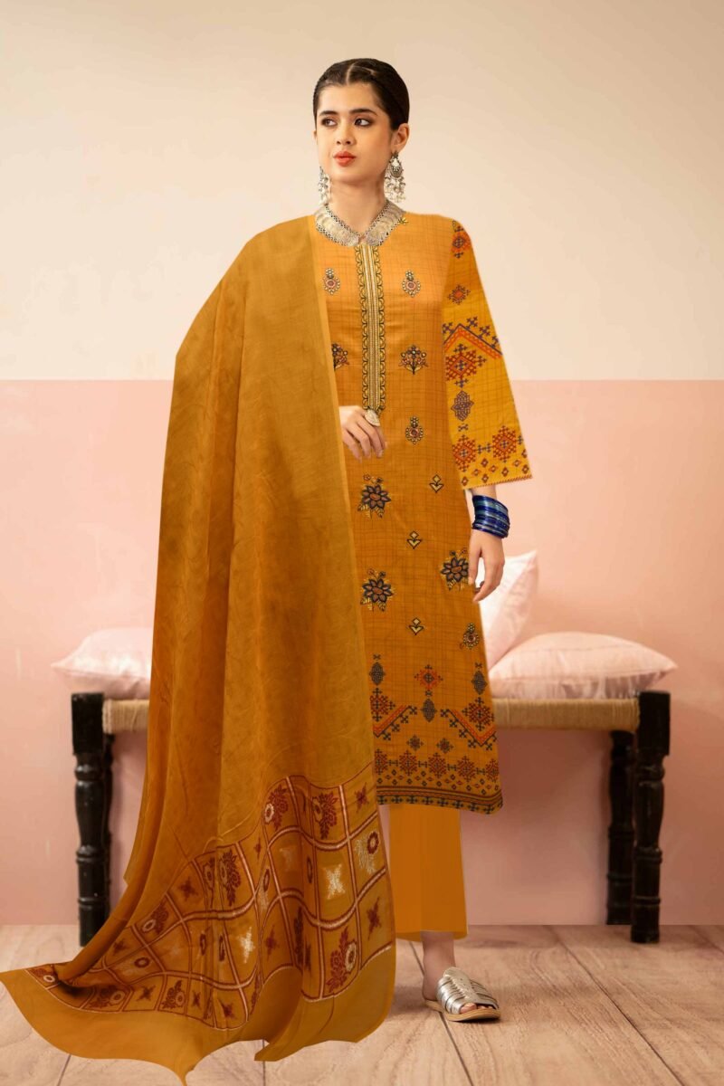 Jacquard Barosha With Barosha Dupatta 3 piece