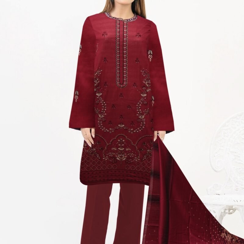 Bana Dora Lawn Jacquard fancy Dupatta