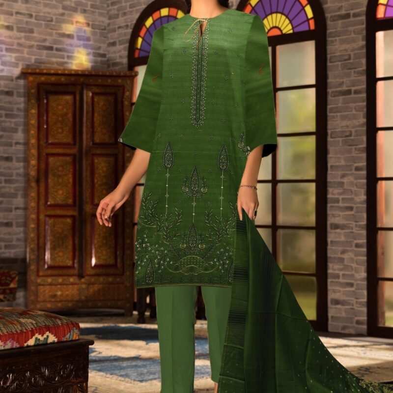 Bana Dora Lawn Jacquard fancy Dupatta