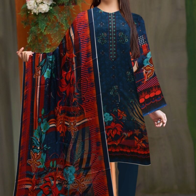 Viscose Bana Dora WIth Same Trouser - 3 Piece