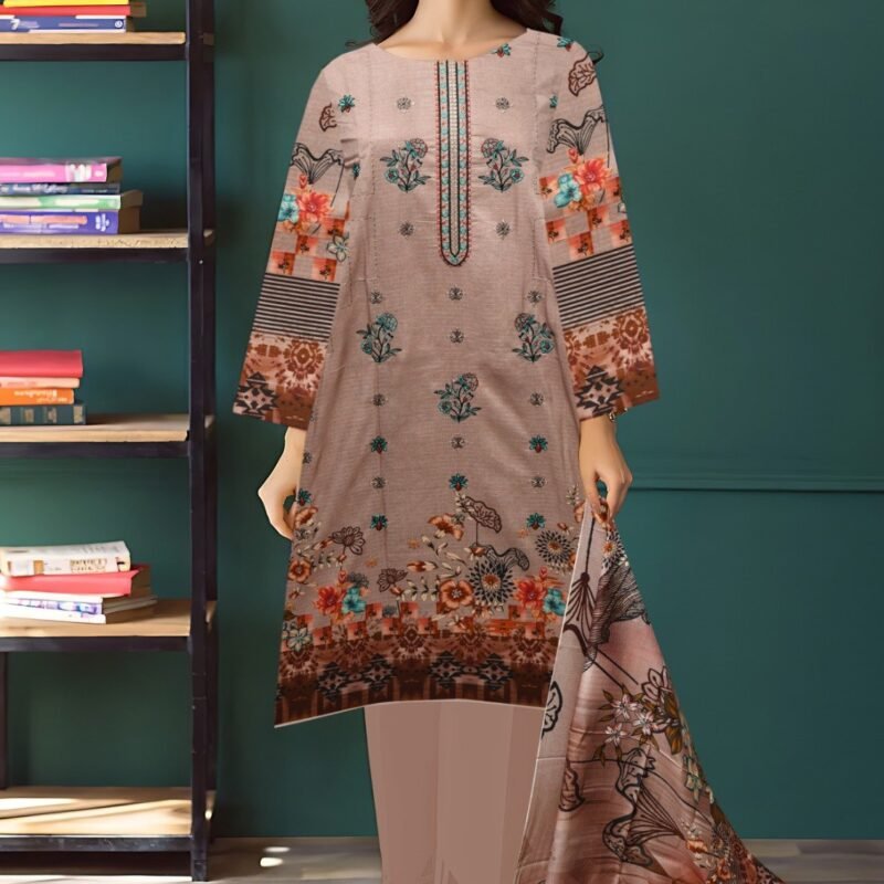 Viscose Bana Dora With Same Trouser 3 piece