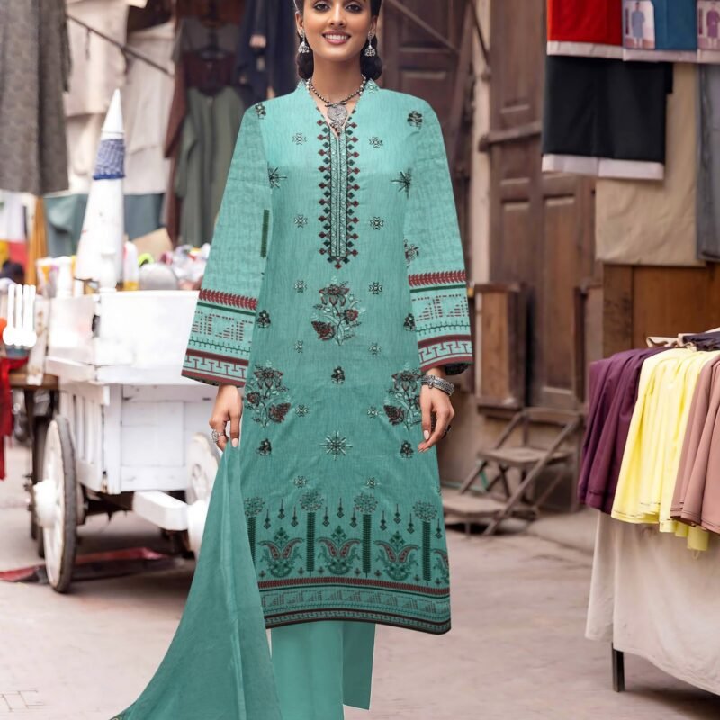 Jacquard Barosha With Barosha Dupatta 3 piece
